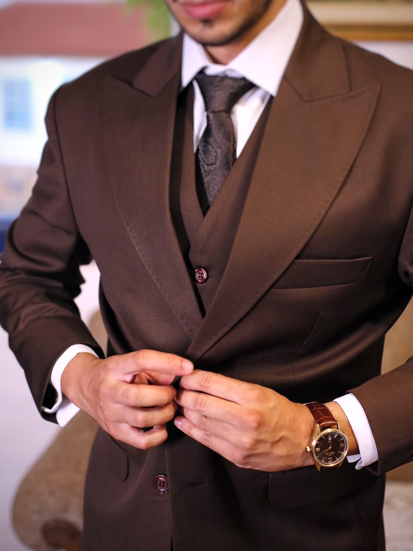 Terno e blazer masculino da coleção Manoel Alfaiataria